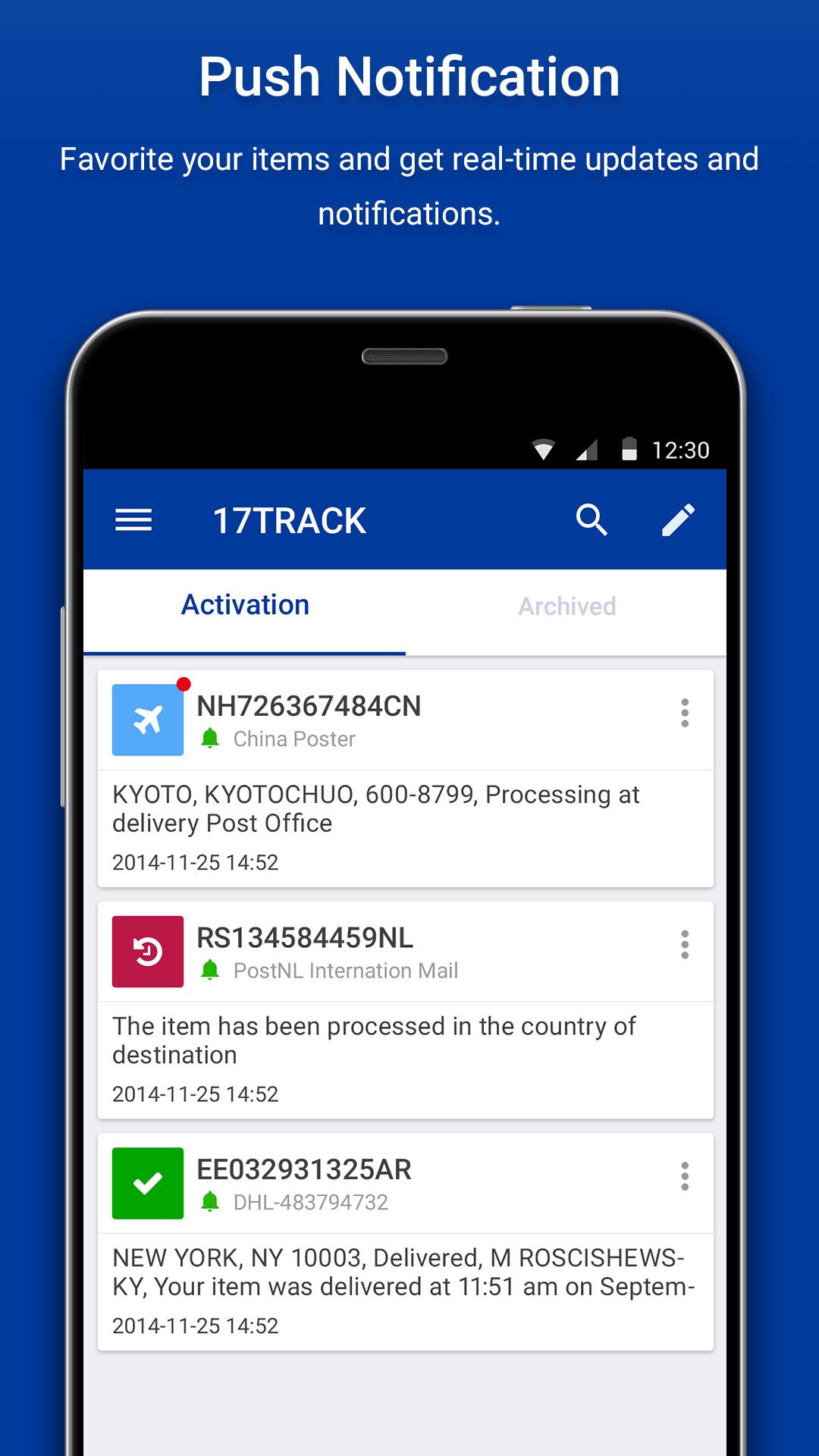 ALL-IN-ONE PACKAGE TRACKING screenshot #2