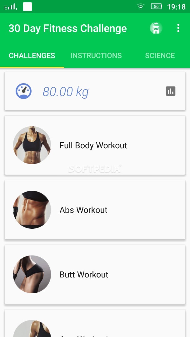 30 Day Fitness Challenge - Workout at Home screenshot #0