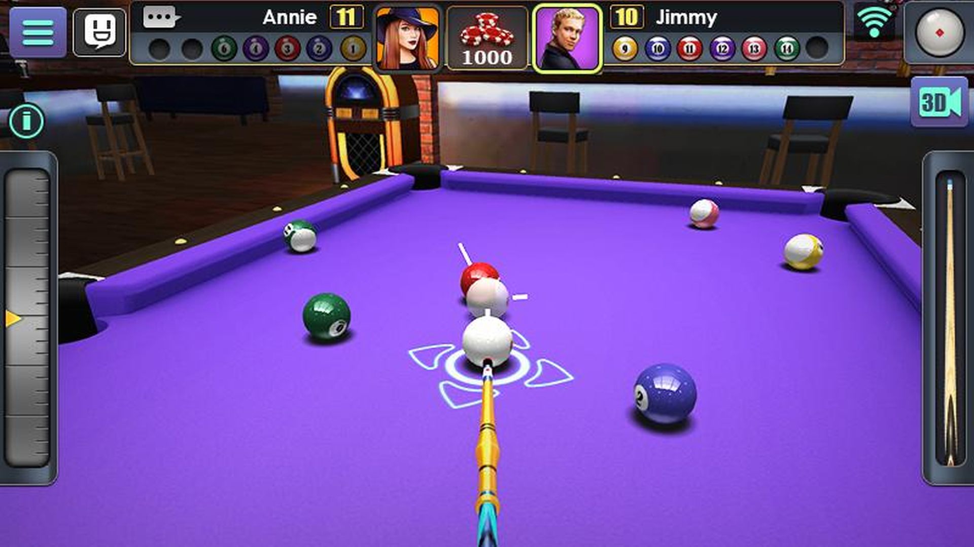 3D Pool Ball screenshot #2