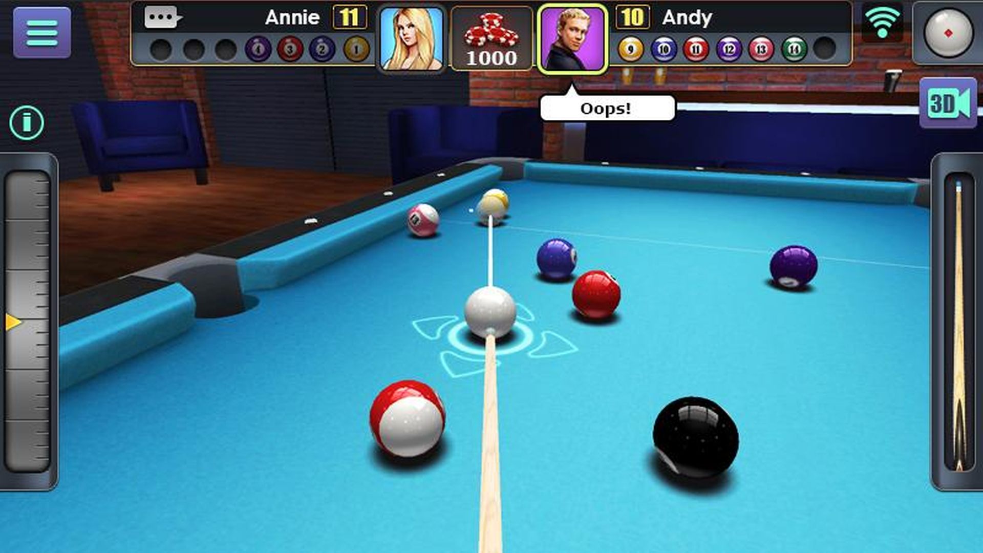 3D Pool Ball screenshot #3