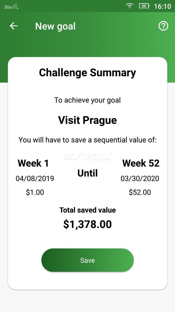 52 Weeks Money Challenge - Free screenshot #4
