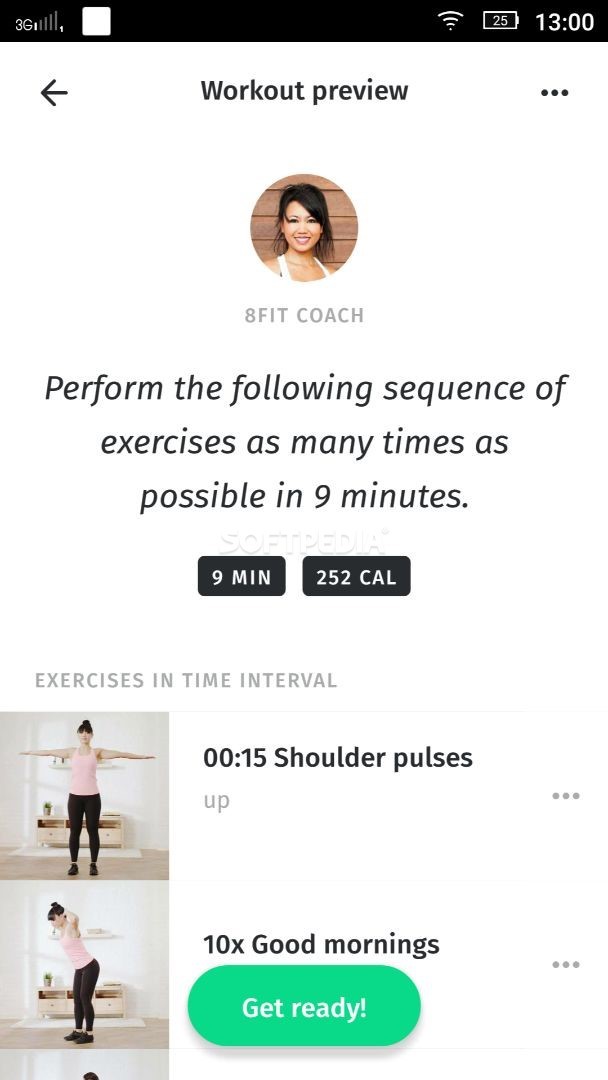 8fit Workouts & Meal Planner screenshot #2