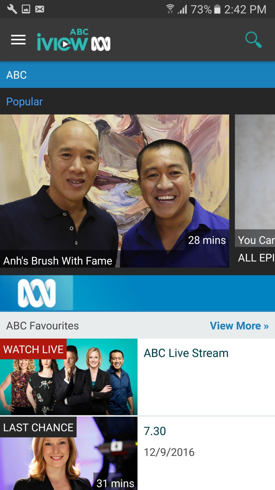 ABC iview screenshot #0