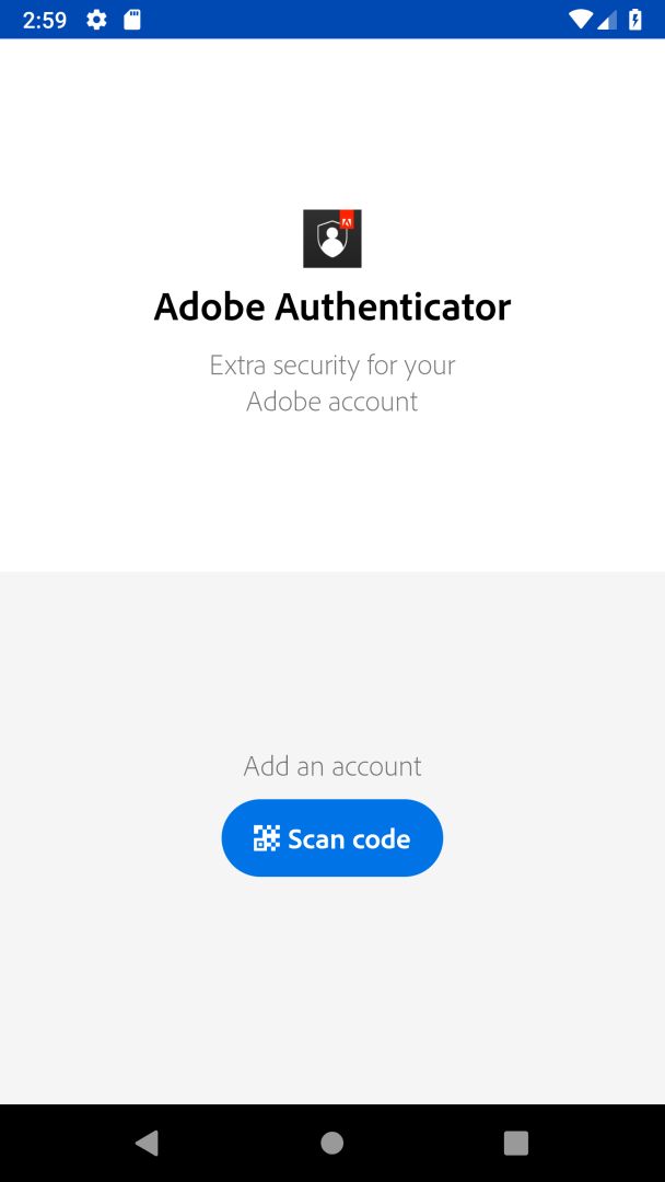 Adobe Authenticator screenshot #2