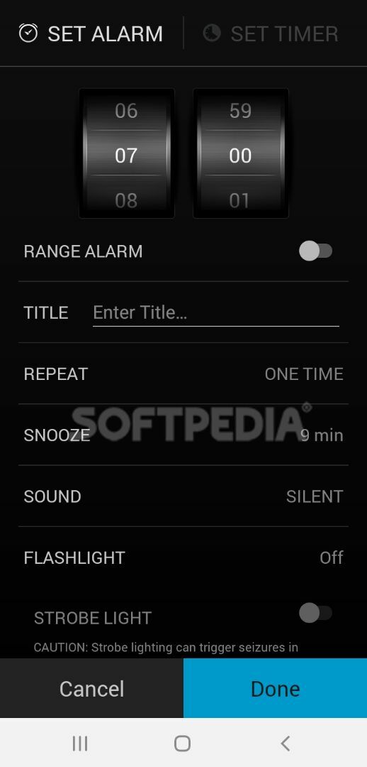 Alarm Clock screenshot #2