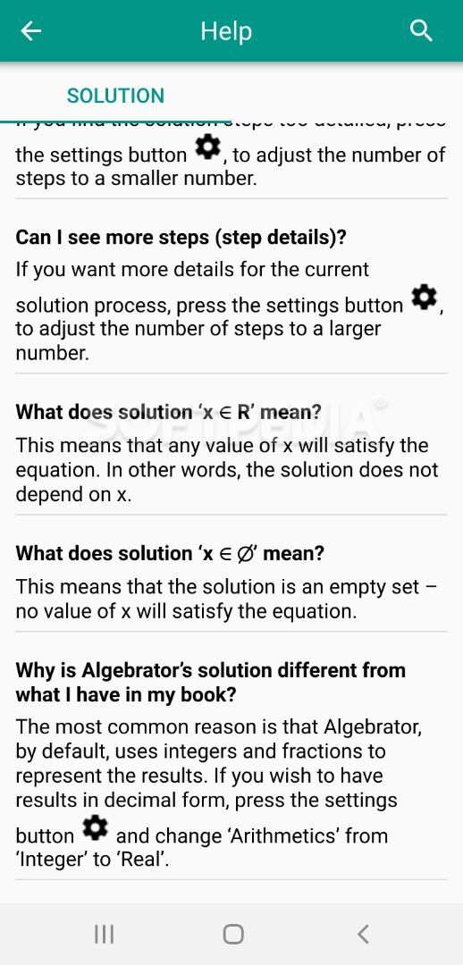 Algebrator - math calculator that shows steps screenshot #3