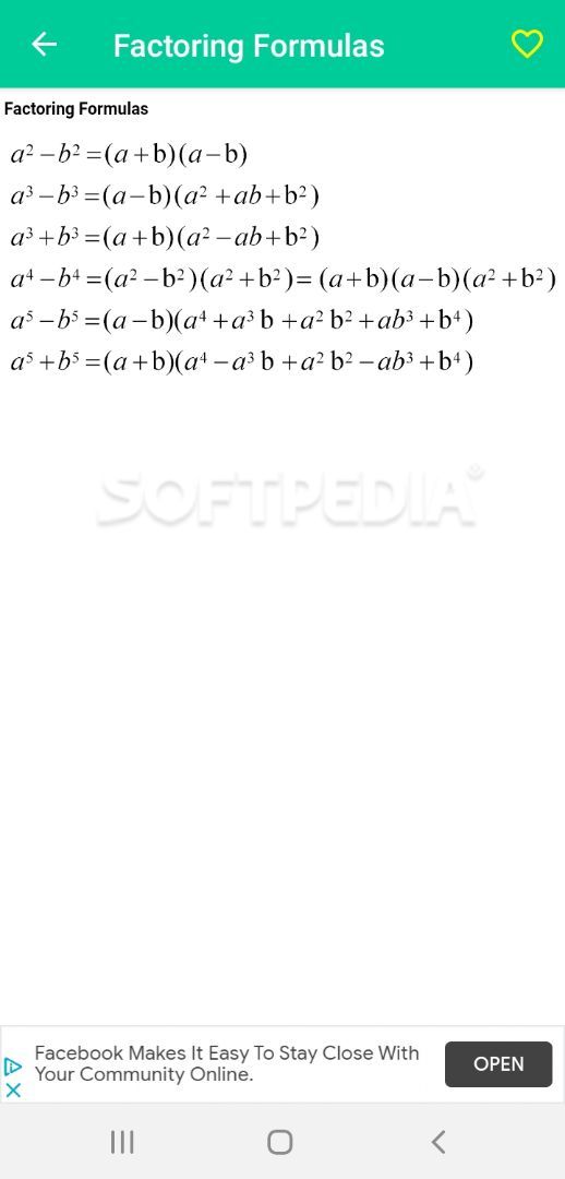 All Math formula screenshot #2
