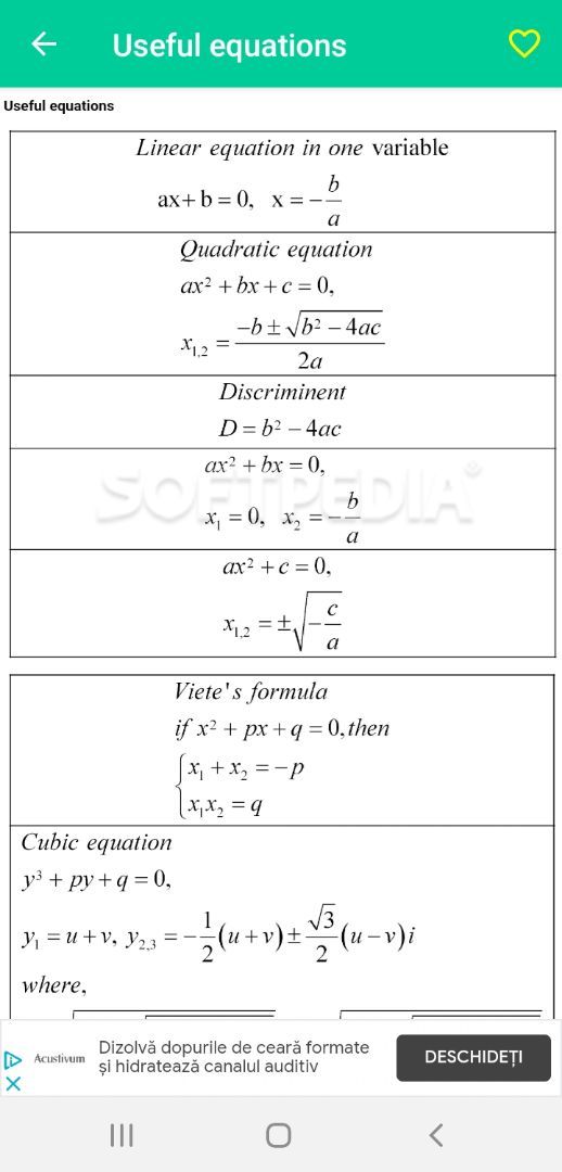 All Math formula screenshot #3