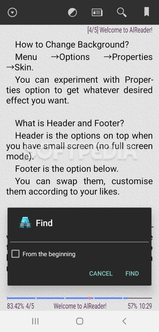 AlReader -any text book reader screenshot #3
