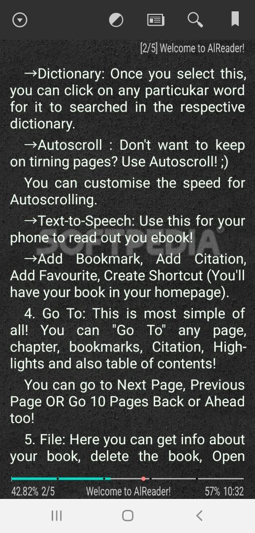 AlReader -any text book reader screenshot #4