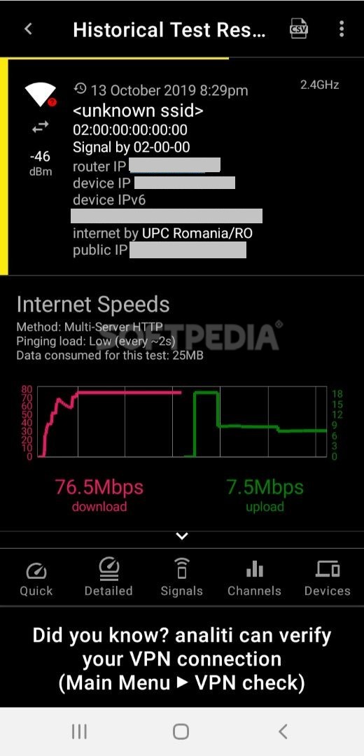 Analiti - Speed Test WiFi Analyzer screenshot #4