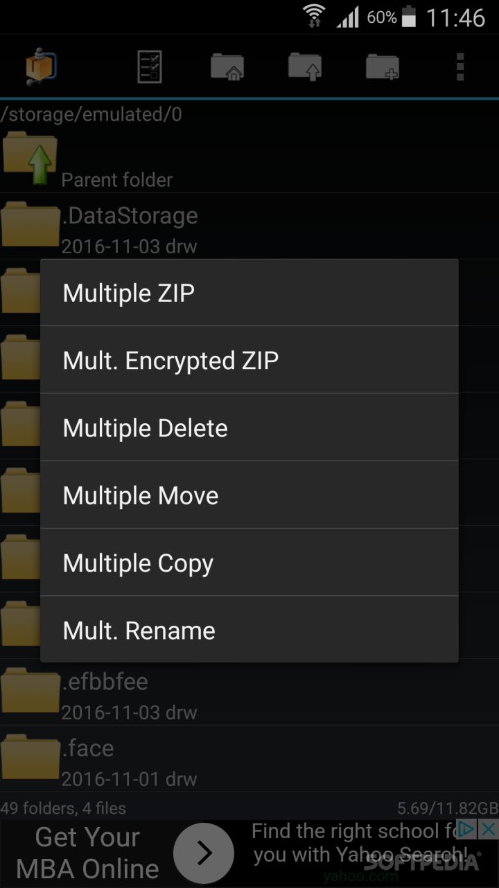 AndroZip File Manager screenshot #0