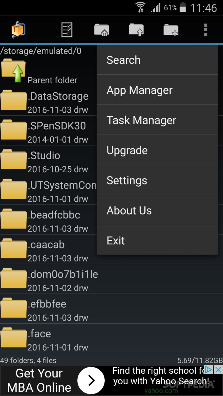 AndroZip File Manager screenshot #3