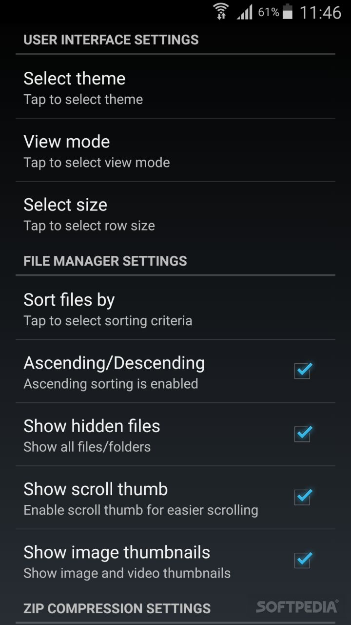 AndroZip File Manager screenshot #4