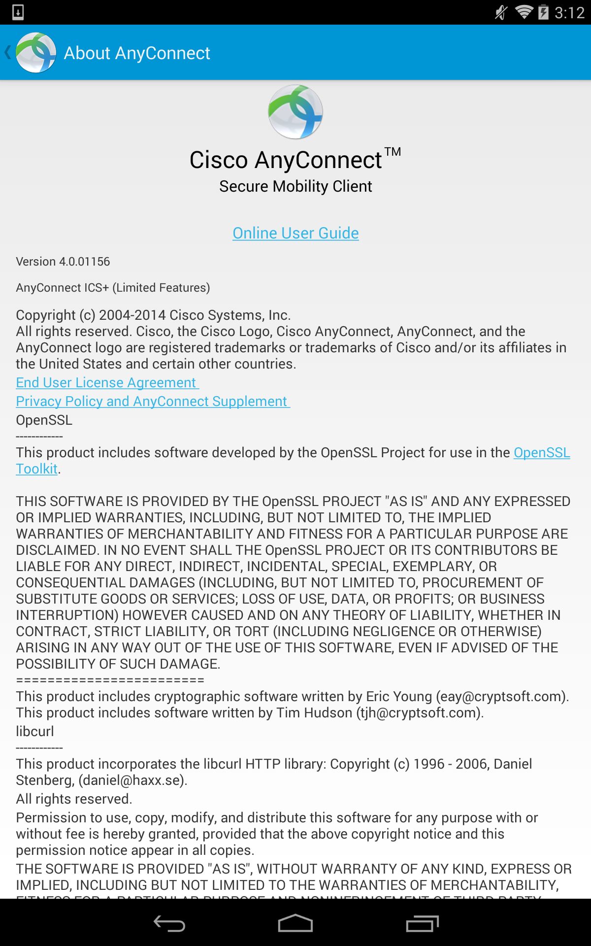 Cisco Anyconnect Secure Mobility Client Version 4.8