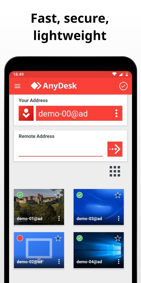 AnyDesk Remote Control screenshot #1
