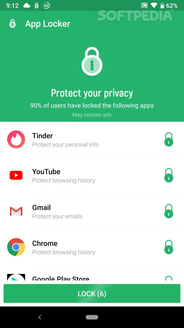 AppLock - Lock Apps, PIN & Pattern Lock screenshot #1