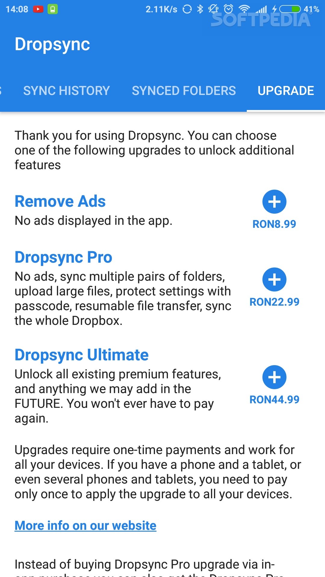 Autosync for Dropbox - Dropsync screenshot #4