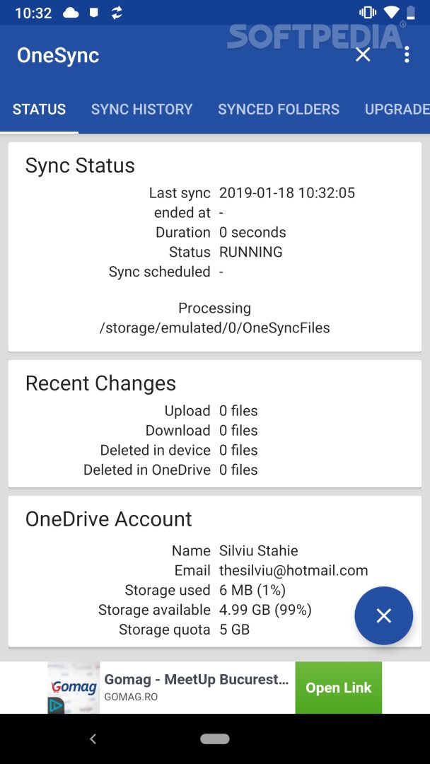 Autosync for OneDrive - OneSync screenshot #2