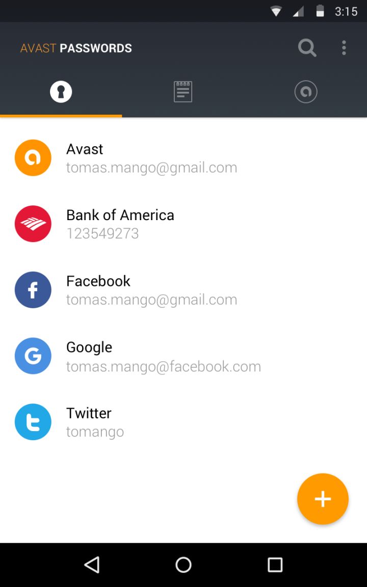 Avast Passwords screenshot #5
