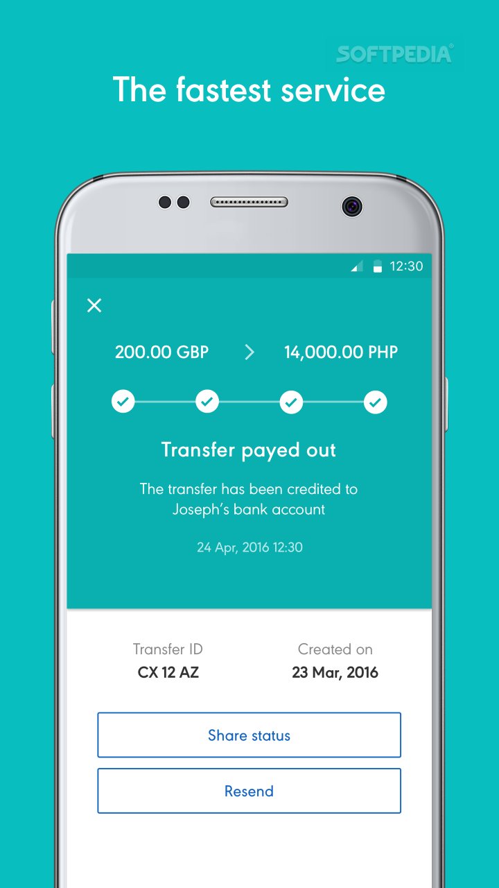 Azimo Money Transfer screenshot #1