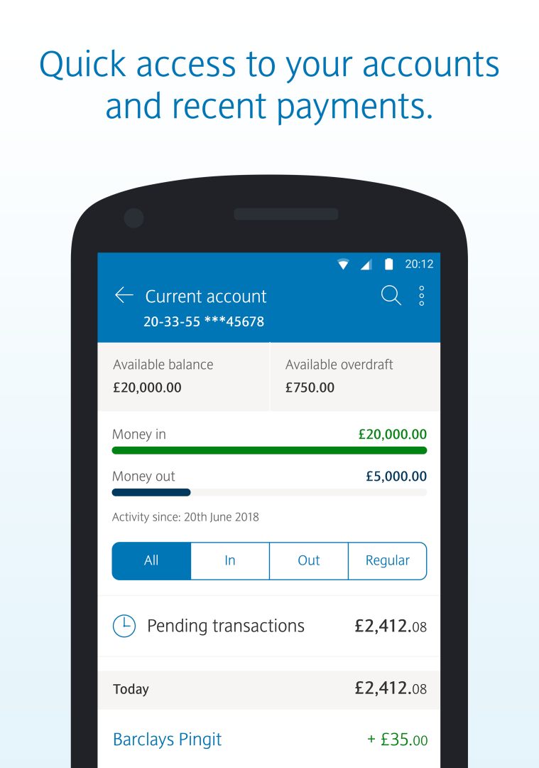 Barclays Mobile Banking screenshot #3