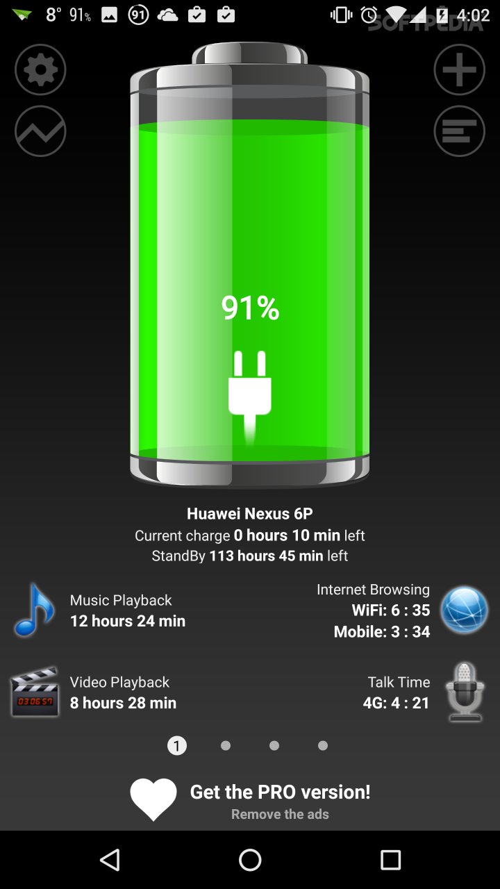 Battery HD screenshot #0