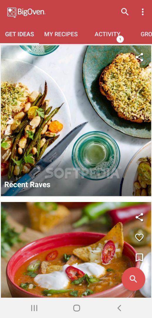 BigOven Recipes, Meal Planner, Grocery List & More screenshot #0