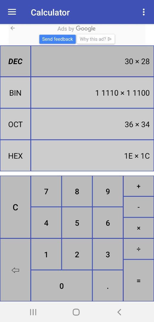 Binary Calculator, Converter & Translator screenshot #1
