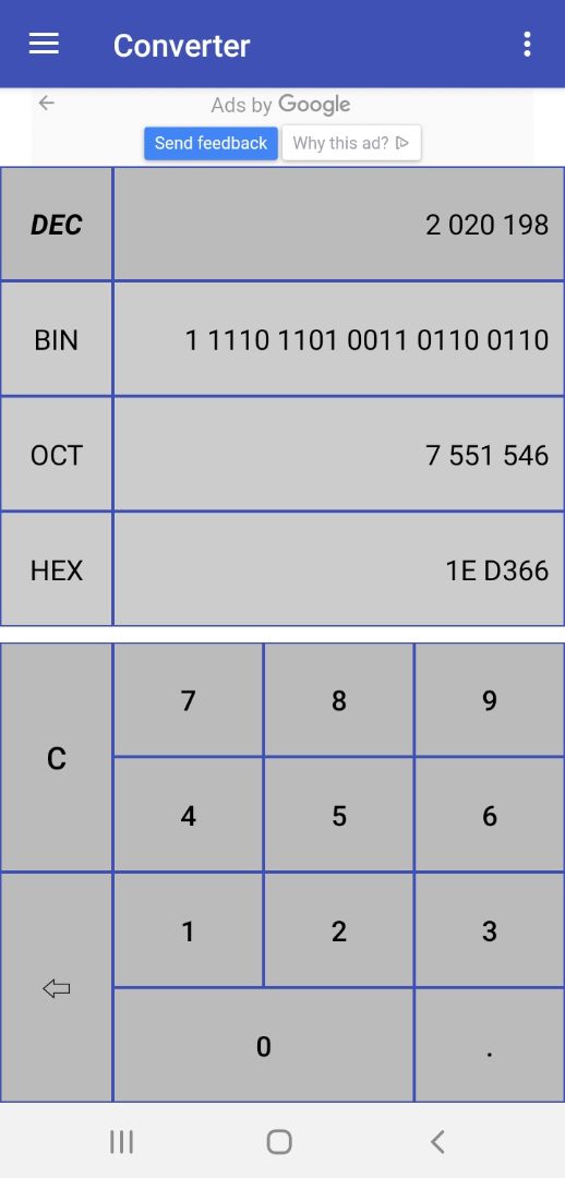 Binary Calculator, Converter & Translator screenshot #3