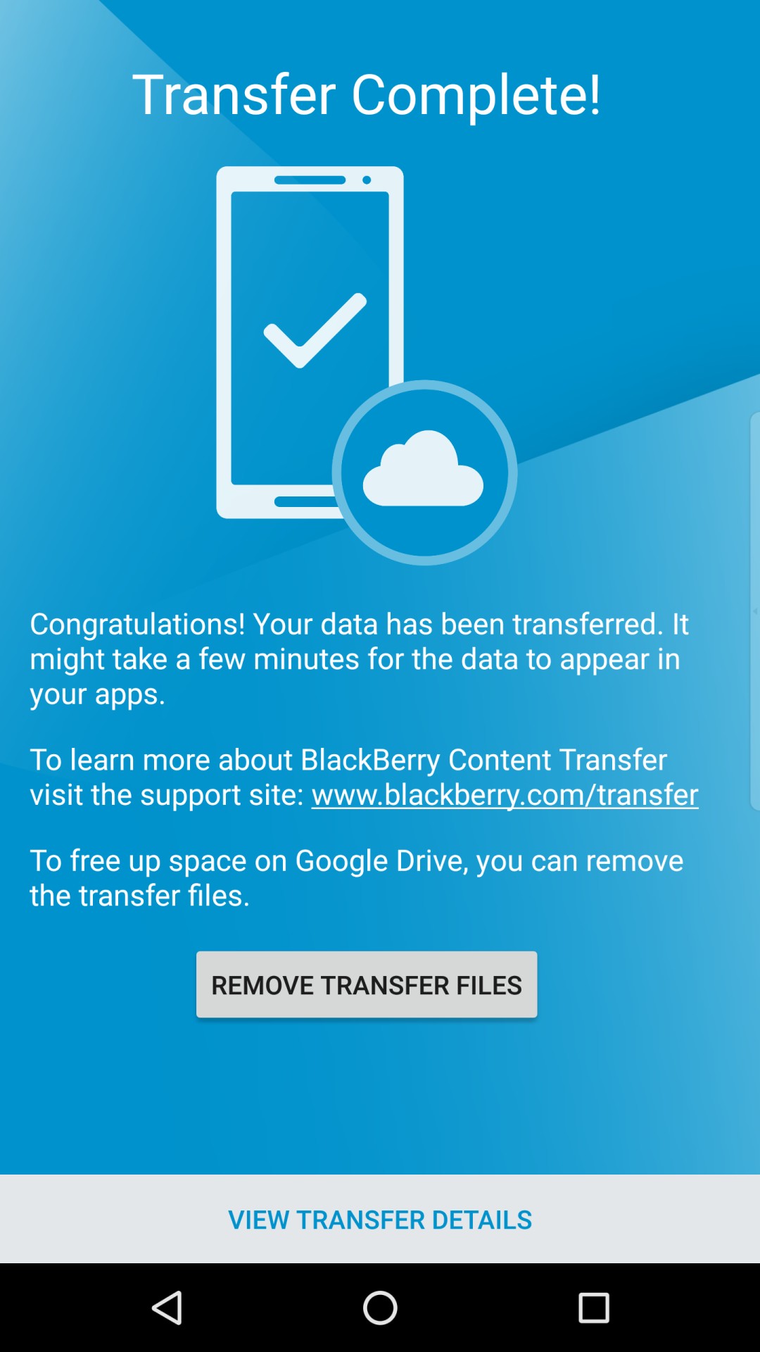 BlackBerry Content Transfer screenshot #5