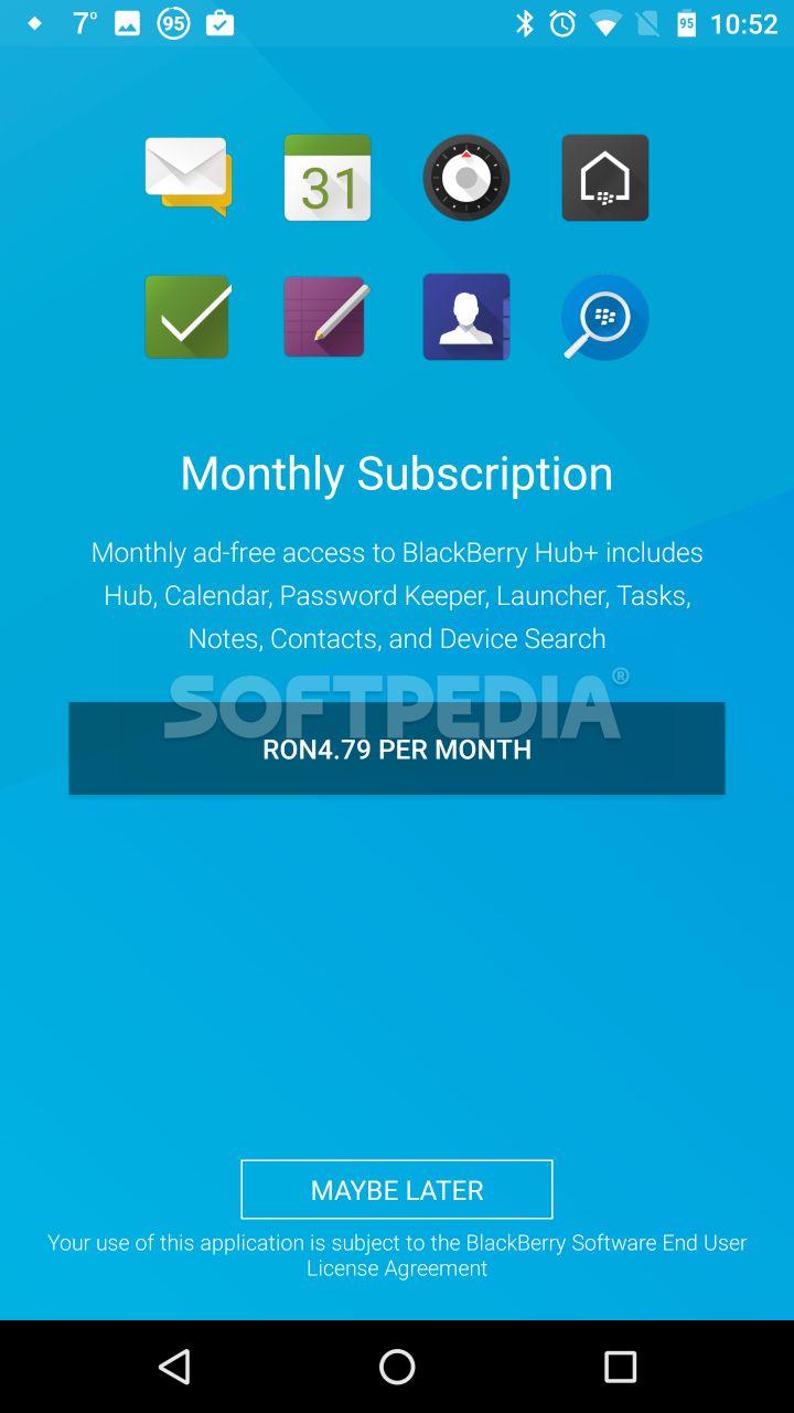 BlackBerry Hub+ Services screenshot #3