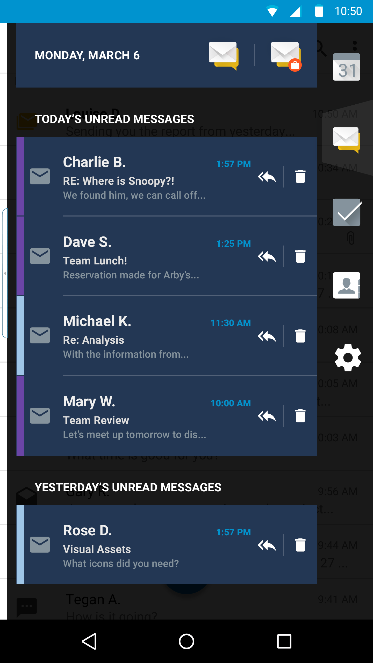 BlackBerry Productivity Tab screenshot #2
