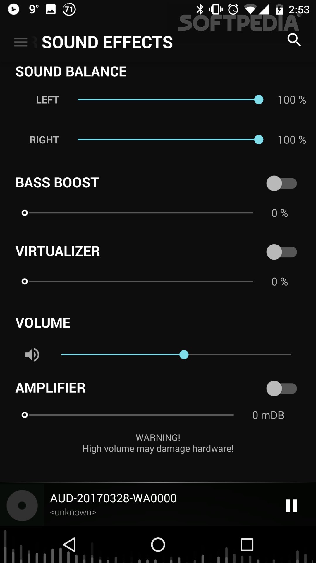 BlackPlayer Music Player screenshot #4