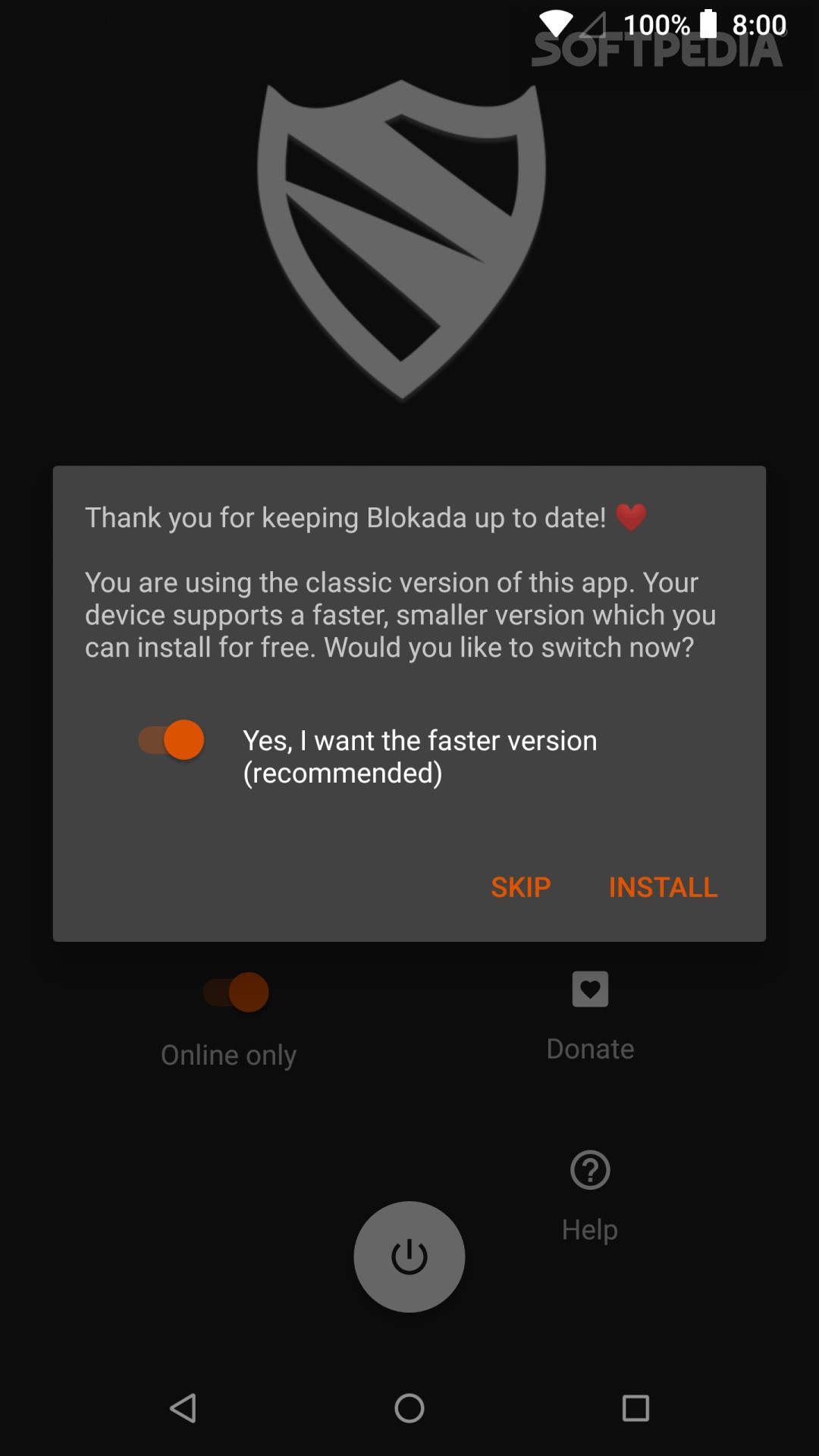 Blokada - ad blocker for apps screenshot #0