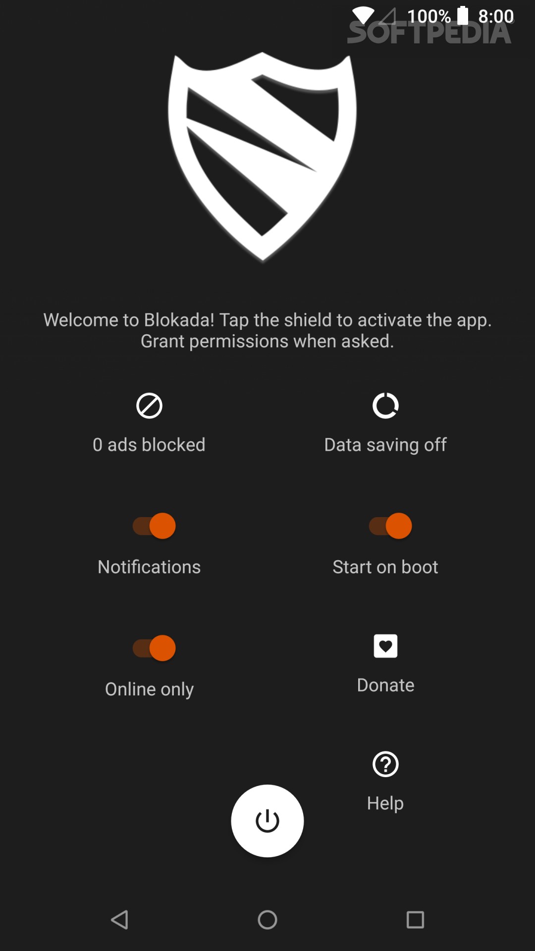 Blokada - ad blocker for apps screenshot #1