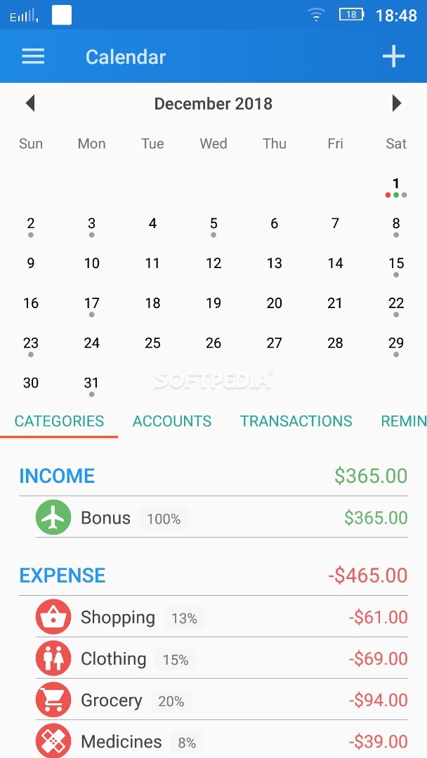Bluecoins Finance: Budget, Money & Expense Tracker screenshot #2