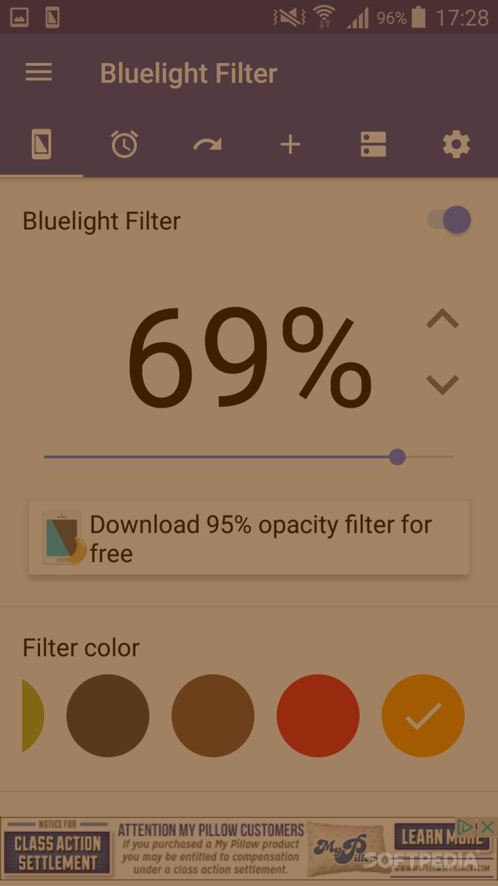 Bluelight Filter for Eye Care screenshot #0