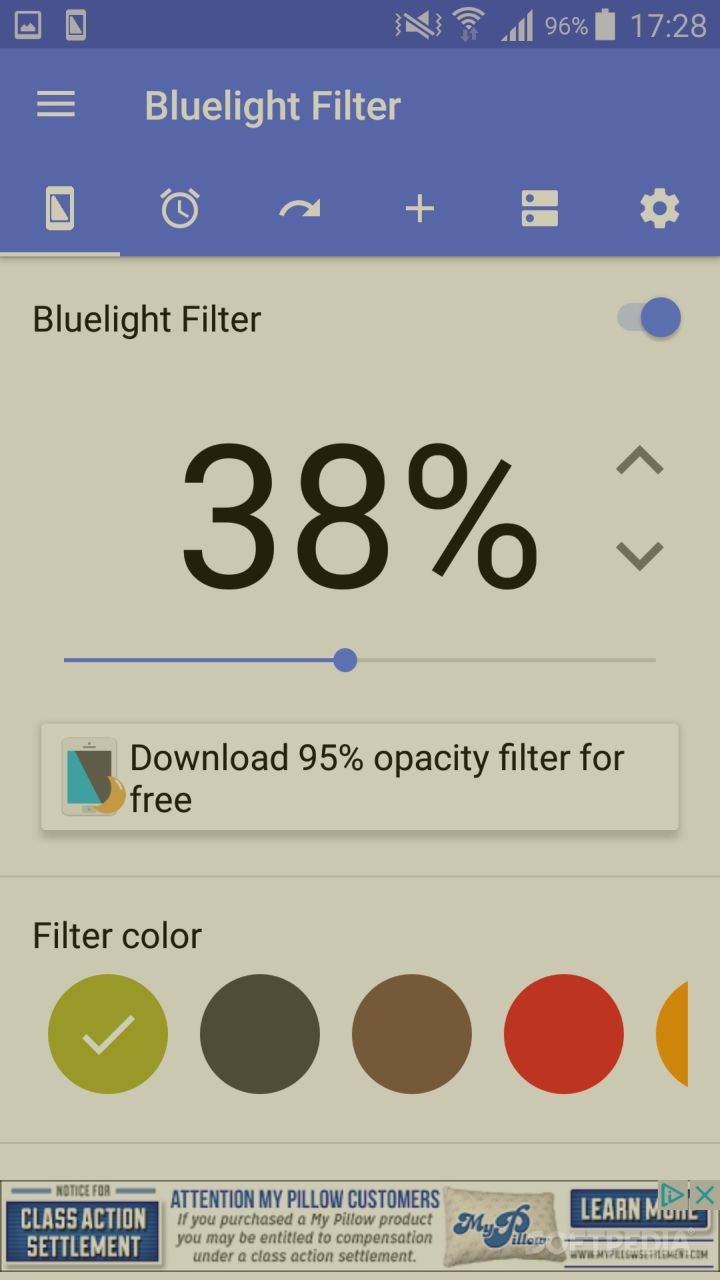 Bluelight Filter for Eye Care screenshot #2