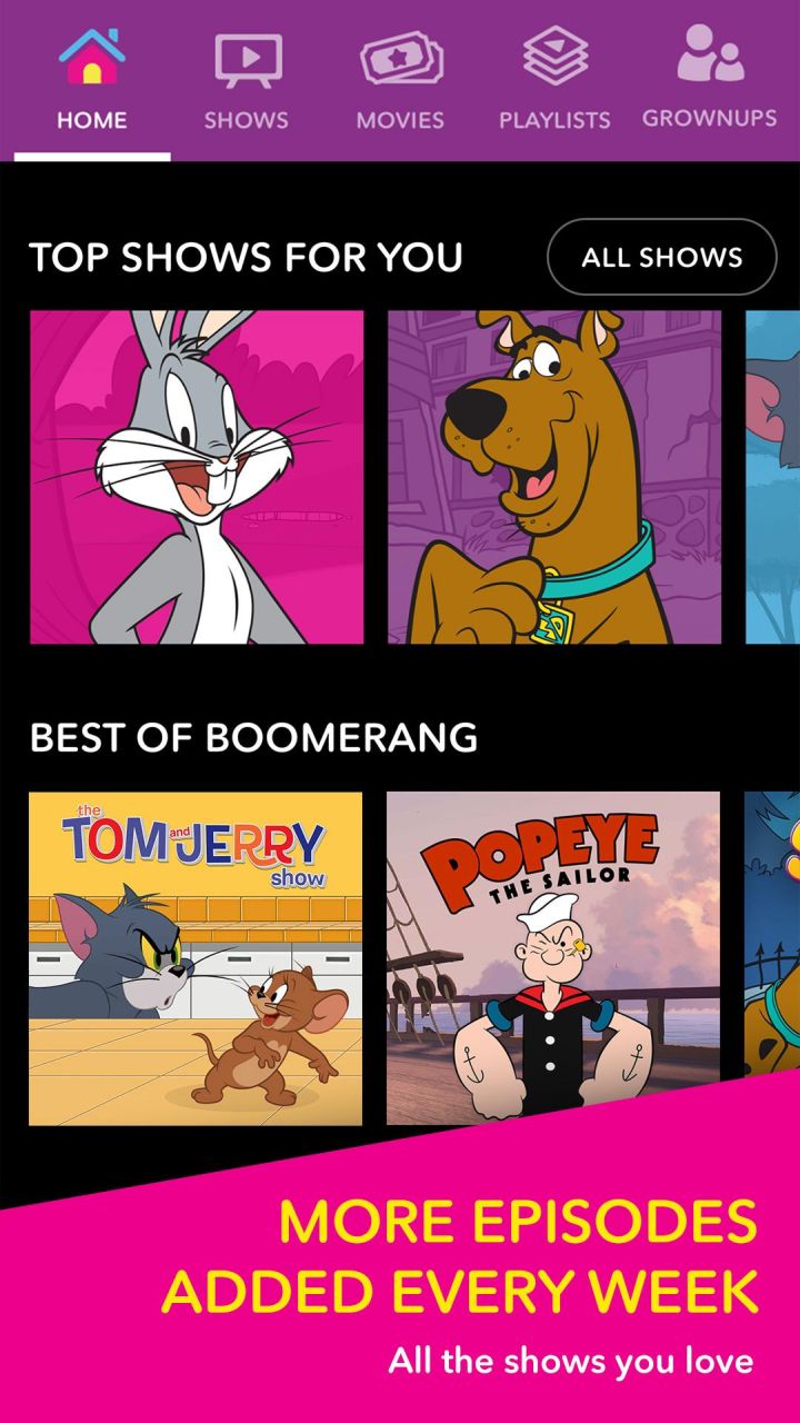 Boomerang TV screenshot #1