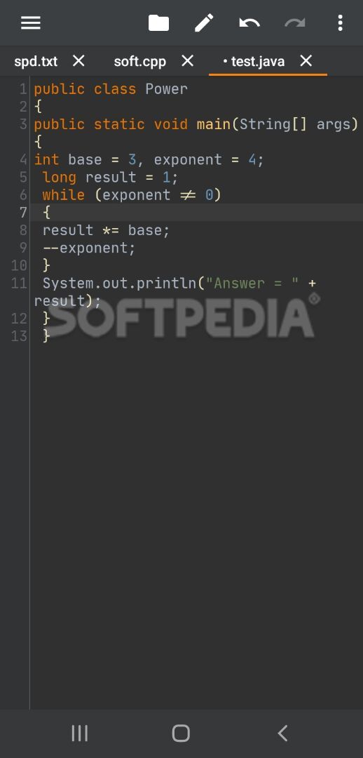 Brackeys IDE - Code Editor for Android screenshot #3