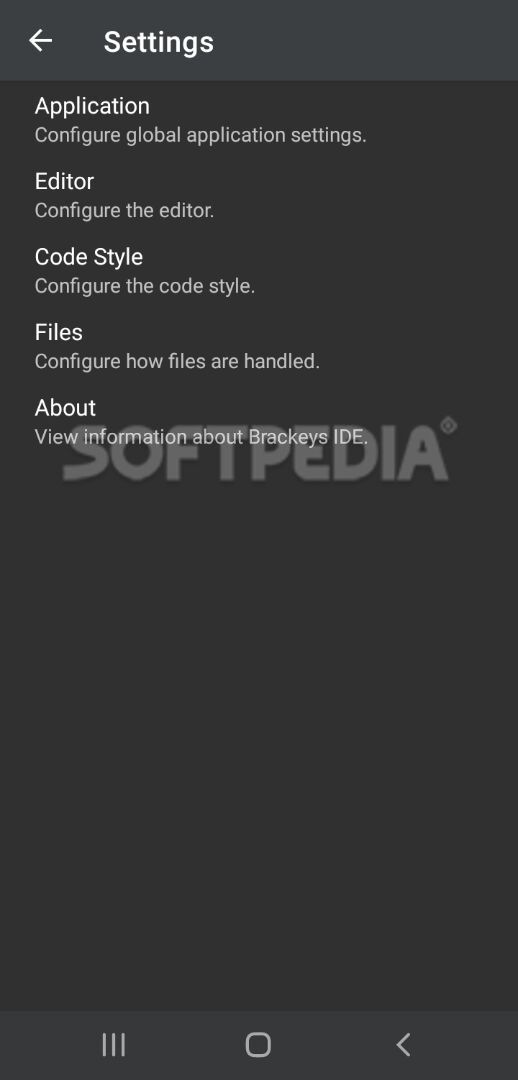 Brackeys IDE - Code Editor for Android screenshot #5