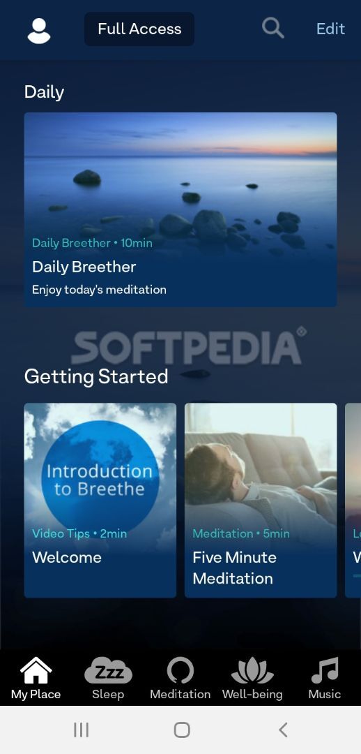Breethe - Calm Meditation & Sleep Sounds screenshot #0