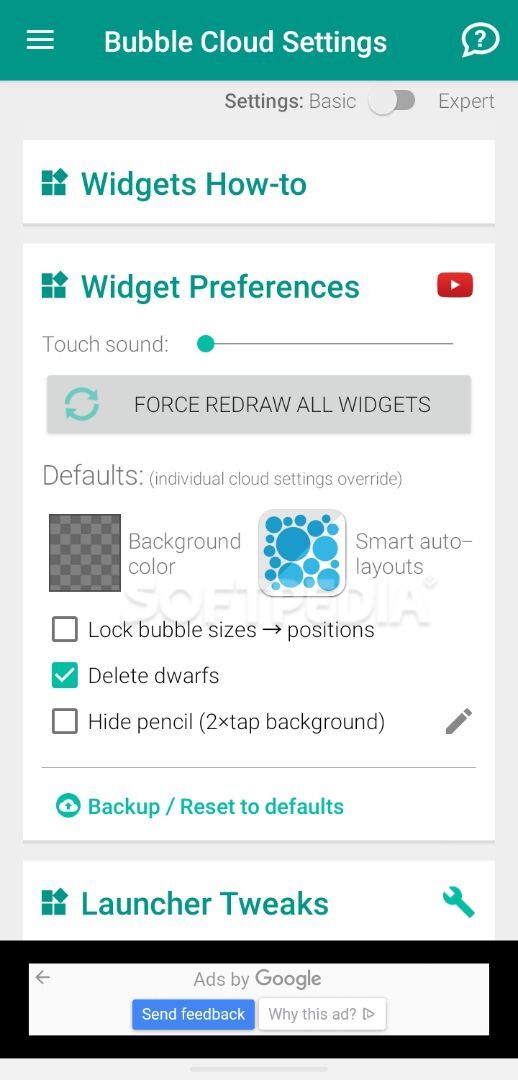 Bubble Cloud Widgets + Folders for phones/tablets screenshot #2