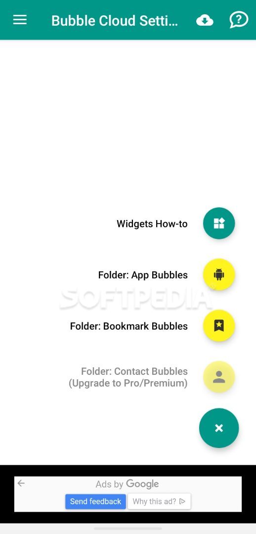 Bubble Cloud Widgets + Folders for phones/tablets screenshot #4