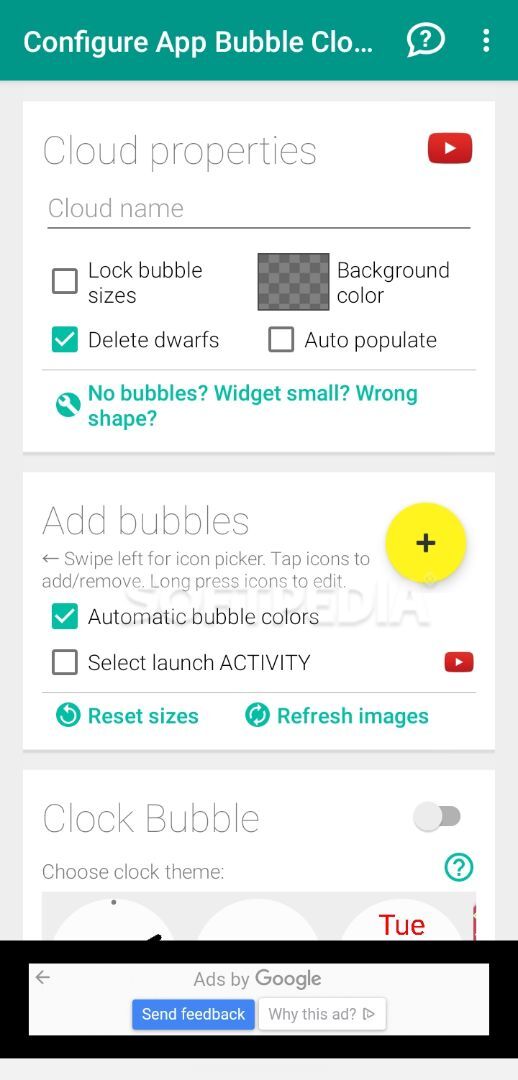 Bubble Cloud Widgets + Folders for phones/tablets screenshot #5