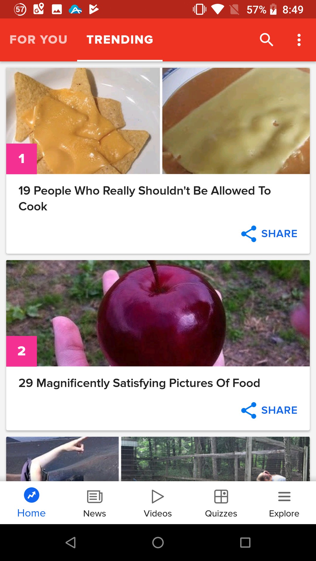 BuzzFeed: News, Tasty, Quizzes screenshot #2
