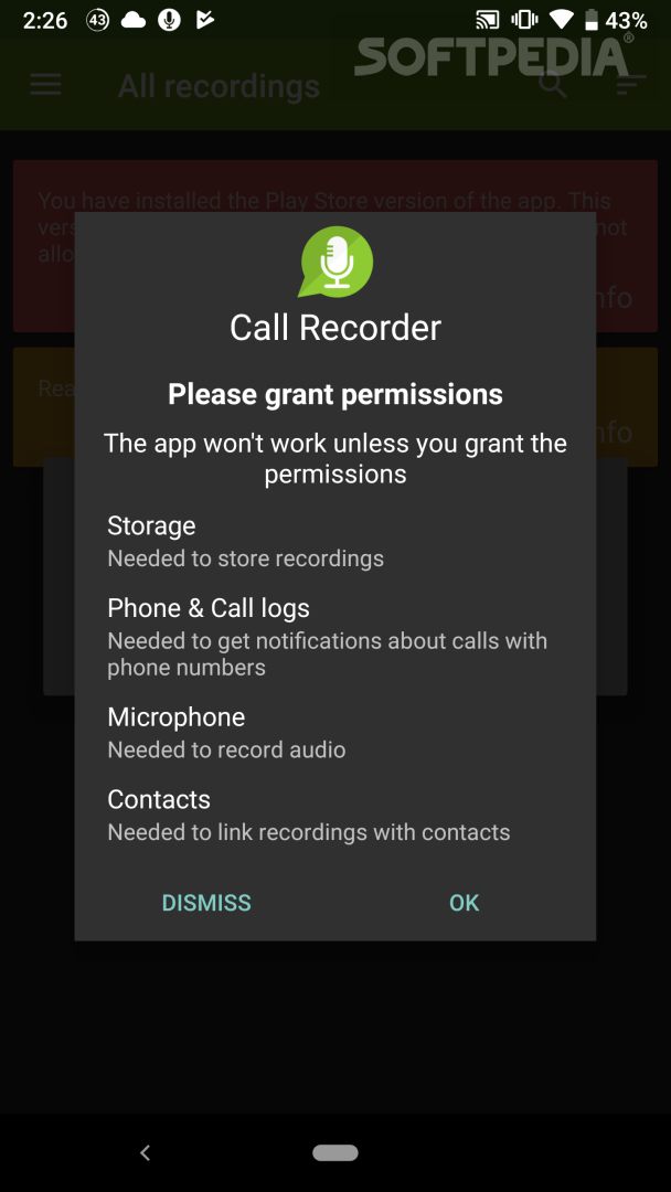 Call Recorder - SKVALEX (Trial) screenshot #0