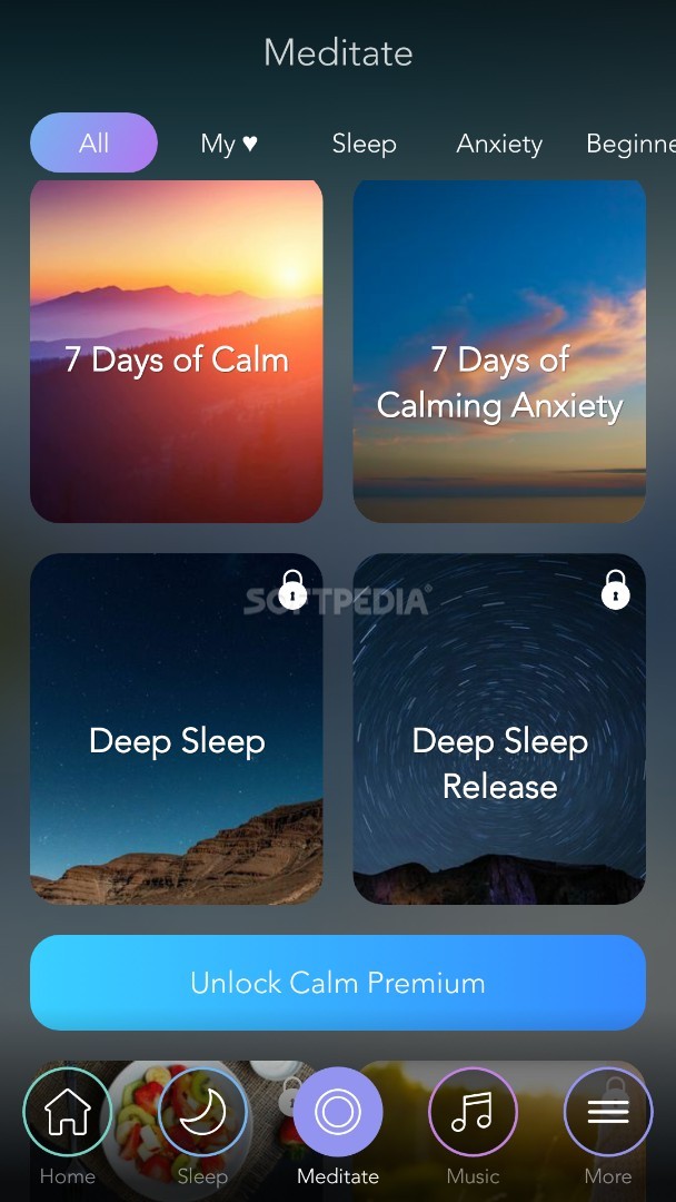 Calm - Meditate, Sleep, Relax screenshot #2