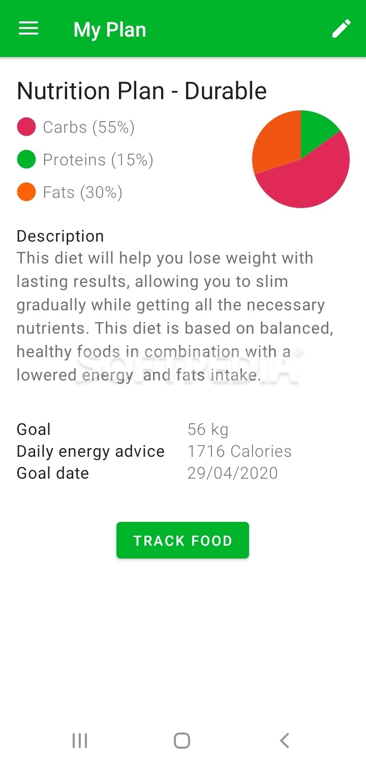 Calorie, Carb & Fat Counter screenshot #1